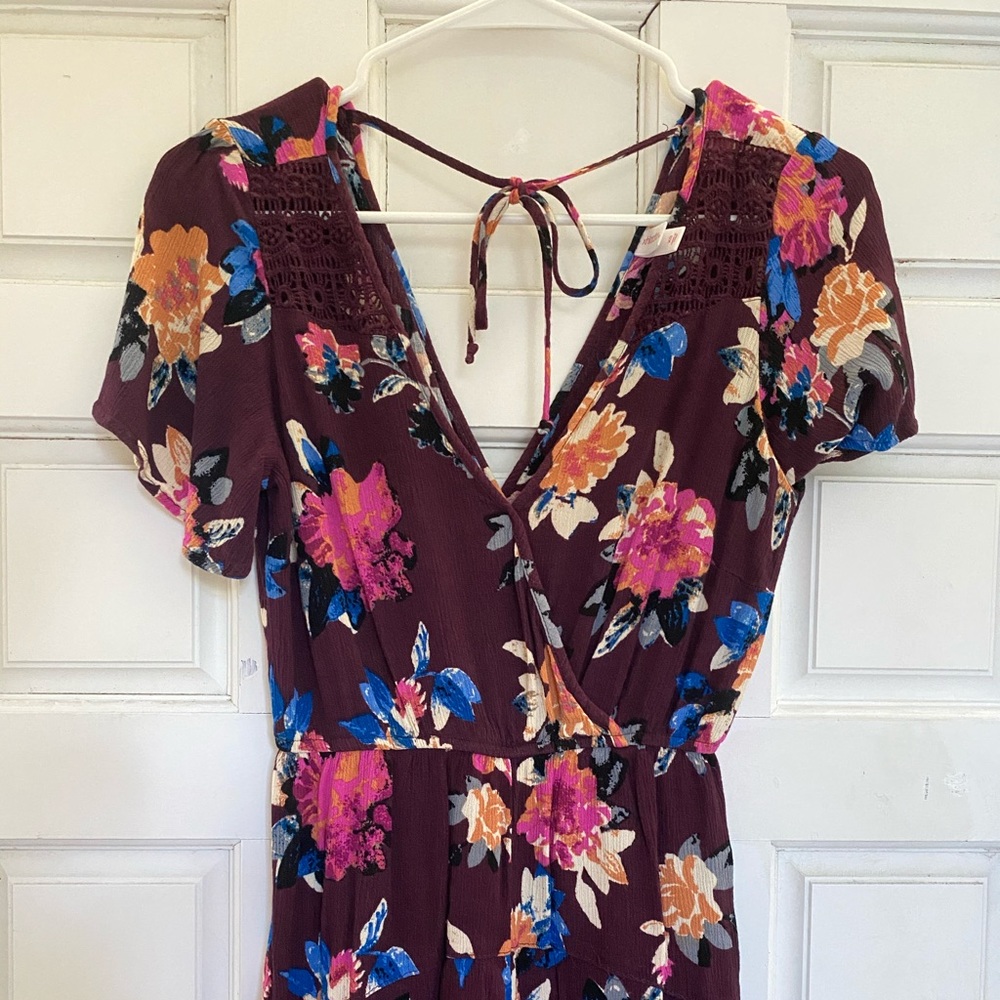 Floral Short Romper